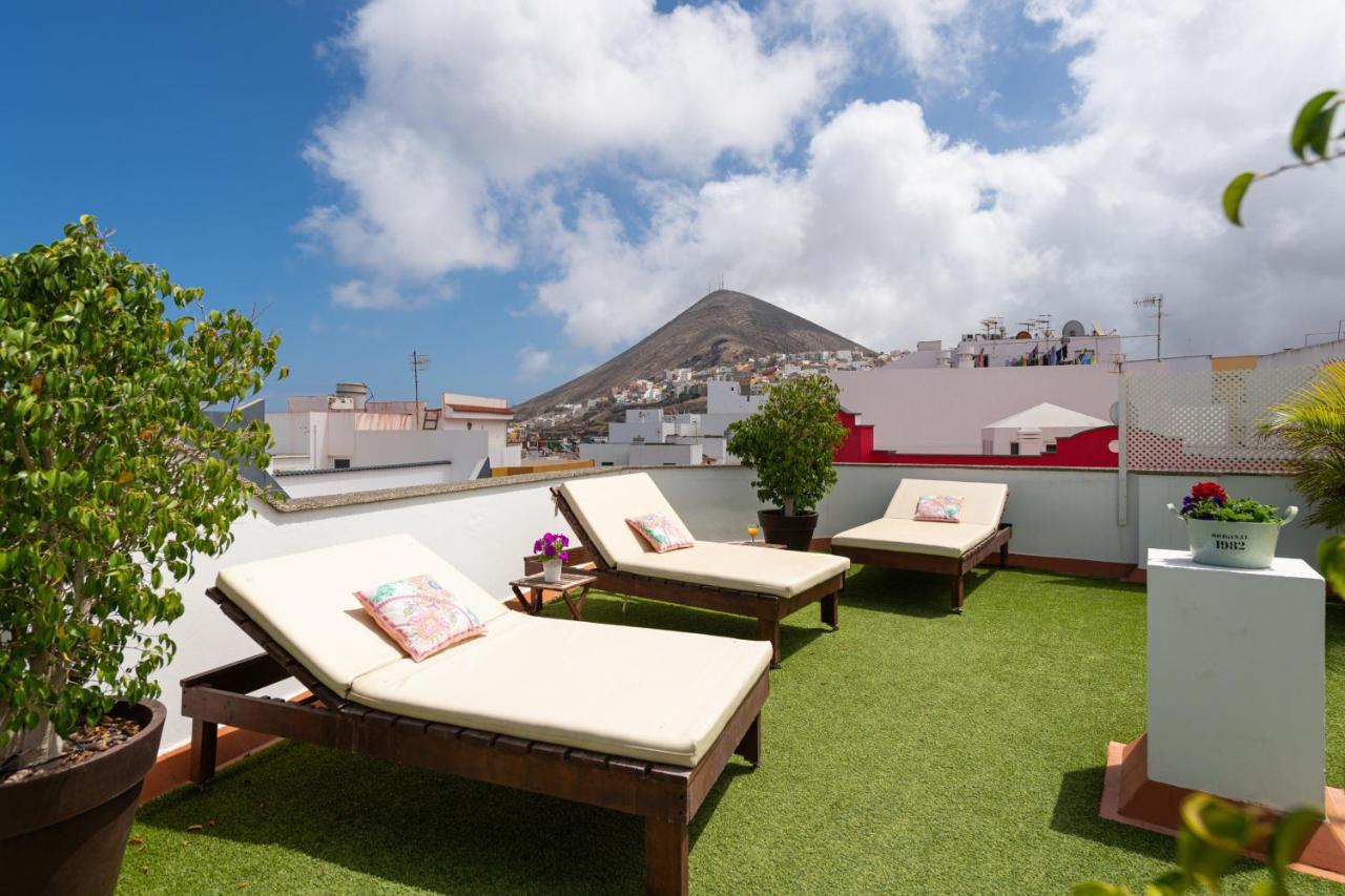The Yellow House - Solarium - Climatized Pool Gáldar Εξωτερικό φωτογραφία